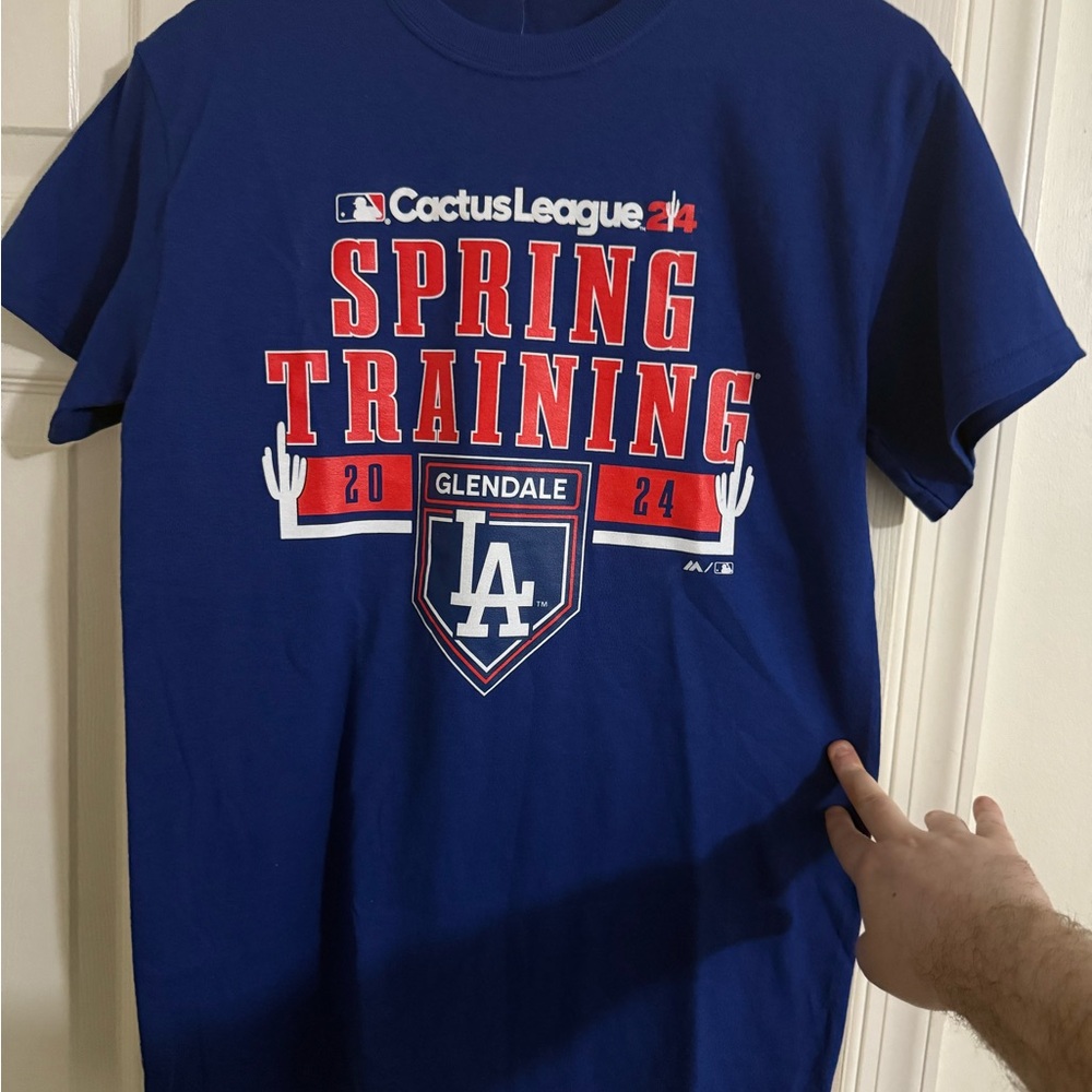 Majestic LA Dodgers Blue Spring Training T-Shirt